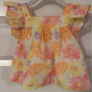 Janie and Jack Floral shirt